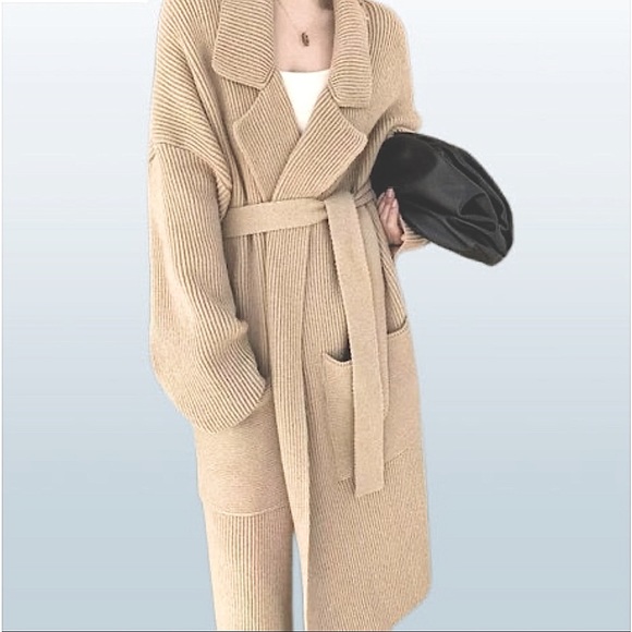 Chunky knit long Cardigan - Picture 3 of 4